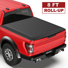 8ft Roll Up Truck Bed Tonneau Cover For 2004-2008 Ford F150 F-150 Long Bed