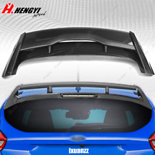 For 13-18 Ford Focus Hatchback Jdm Rs Style Carbon Style Rear Roof Wing Spoiler