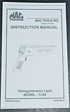 Mac Inductive Pickup Advance Timing Light Tl88 Instruction Manual Only