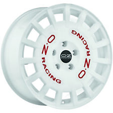 Alloy Wheel Oz Racing Rally Racing 8x17 5x98 Race White Red Lettering W01a3 7ju