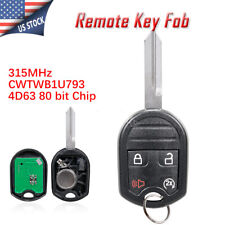 Replacement Remote Key Fob For Ford F-150 2011 2012 2013 2014 164-r8056 4 Button