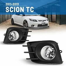 Front Fog Lights For 2011-2013 Scion Tc Driving Bumper Lamps Wwiring Switch Kit