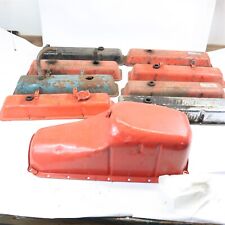 Huge Lot Of 1960s-70s Small Block Chevrolet 283-350 Valve Cover And Oil Pan Used