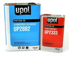 U-pol Universal Urethane Clear Coat Gallon Kit Up2882 Wup2333 Slow Hardner Upol