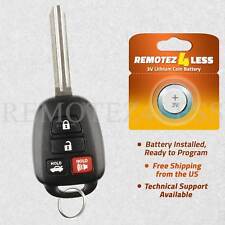 For 2015 2016 2017 Toyota Camry Corolla Keyless Entry Remote Key Hyq12bel H Chip