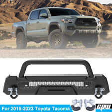 Front Bumper For 2016-2023 Toyota Tacoma Front Bumper W Bull Bar D-shackles