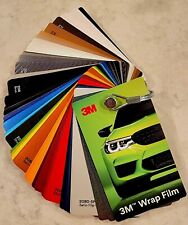 Newest 3m 2080 1080 Vinyl Wrap Color Sample Swatch Booklet Deck Carbon Fiber Car