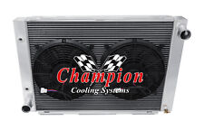 3 Row Wr Champion Radiator2 12 Fans For 1966 1967 Lincoln Continental V8 Eng