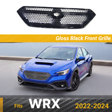 Fits 2022-2025 Subaru Wrx Sti Gloss Black Front Bumper Grill Honeycomb Grille