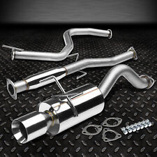 For 96-00 Honda Civic 3dr 4 Rolled Muffler Tip Stainless Steel Catback Exhaust