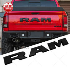 Set 15-20 Dodge Ram New Tailgate Letter Emblems R A M Black Mopar Factory Oem