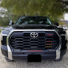 Set Of 2 2022 - 2024 Red Front Emblem Tundra Trd Grill Bumper Letters Badge