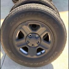Jeep Black 16.5 Rims And Good Year Wrangler St Tires P225 75r16