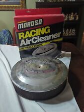 Moroso Low Profile Racing Air Cleaner 14 Dia Round White Paper Element 65910