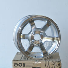 On Sale 4 Rota Wheel Grid Concave 15x8 4x100 20 Full Polish Silver 14.7 Lbs