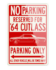 1963 Oldsmobile Starfire Convertible Aluminum Parking Sign - 2 Sizes Made In Usa