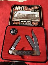 Schrade 100th Anniversary Old Timer 340t Knife W Pin And Tin 2004