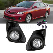 Fog Light For 2011 2012 2013 Toyota Corolla Wbulbs Wswitch Wiring Lamp Cover