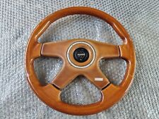 Momo Wood Steering Wheels Great Genuine Part 200sx Ae86 Mr2 Bmw Benz Rx7 Mx5.