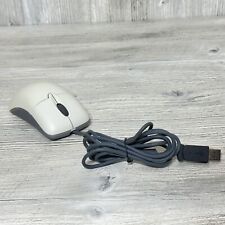 Vintage White Microsoft Wheel Mouse Optical Mouse 1.1a Usb Ps2 Compatible