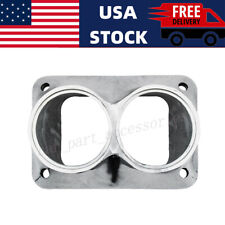 T6 Ss Turbo Transition Flange Dual 2.5 Stainless Steel 3.64x2.50