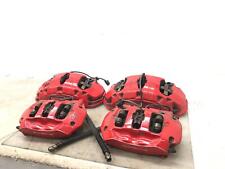 2016-2018 Porsche Cayenne Front Rear Brembo Brake Caliper Set Red Painted