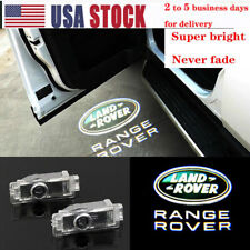 1pair Hd Led Door Laser Projector Puddle Welcome For Range Rover 2003-21