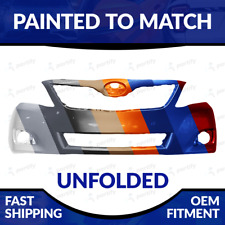 New Painted Unfolded Front Bumper For 2010 2011 Toyota Camry Base Lexlehybrid