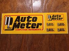 Auto Meter Muscle Car Gauges Competition Instruments Set Of 6 Stickers New