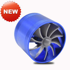 2.5-2.9 Car Air Intake Turbonator Single Fan Gas Fuel Saver Turbo Supercharger