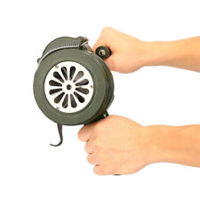 115db Hand Air Raid Siren Loud Crank Manual Operated Portable Metal Alarm Safe