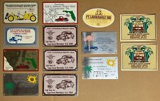 Lot Of 13 Vintage Florida Car Show Dash Plaques Some Duplicates