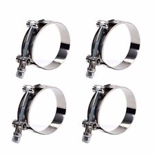 2.75 Stainless Steel T Bolt Clamp Turbo 2-34 Silicone Hose Clamp 77-85mm 4pc