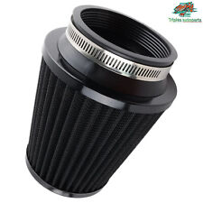 Black 3 High Flow Inlet Dry Air Filter Cold Air Intake Cone Replacement 76mm