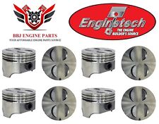 Ford Lincoln Mercury 289 302 5.0 1964 - 1985 8 Enginetech Flat Top Pistons