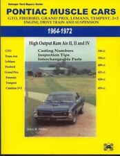 Pontiac Parts Manual Restoration Interchange Book Reference