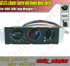 For 1999-2004 Jeep Wrangler Tj Ac Ac Heater Control With Blower Motor Switch