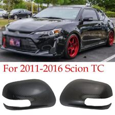 For 2011-16 Scion Tc Hatchback Carbon Fiber Rearview Side Mirror Cover Trim