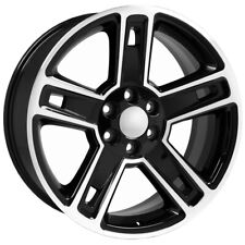 Oe Wheels Cv74b 22x9 6x5.5 24mm Blackmachined Wheel Rim 22 Inch