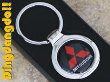 Mitsubishi Chrome Keyring Key Ring Gift