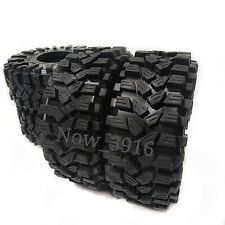 1.9 Rc Truck Rock Crawler Tires 120mm Mud Wheels Fit Beadlock Rims 4pc