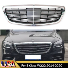For Mercedes Benz 2014-2020 S Class W222 S600 S450 S560 Grill Acc Chrome Grille