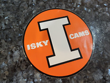 Vintage 1960s Isky Cams Water Transfer Decal Not A Sticker 5 Wide Large Size