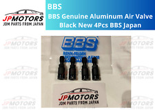 Bbs Genuine Aluminum Air Valve Black New 4pcs Bbs Japan
