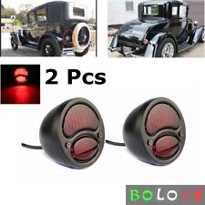 For 1928-1931 Ford Model A Rat Hot Rods Vintage Duolamp Led Brake Taillight 2pcs
