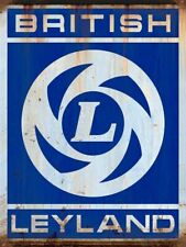 British Leyland Rustic Metal Sign