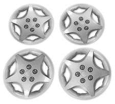 14 Inch Hubcaps For 2000-2005 Chevrolet Cavalier Silver Covers - Set Of 4 Pcs