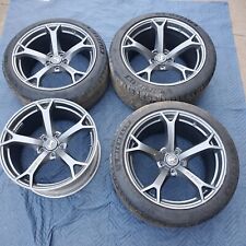 2014 Nissan 370z Nismo Rays Forged Wheel Set Of 4 Gray 19 Inch Oem Read