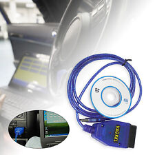 Ub Cable For Vag-com Vcds Scanner Tool Obd2 Ii Kkl Ftdi 409.1 Vw Audi Test Line