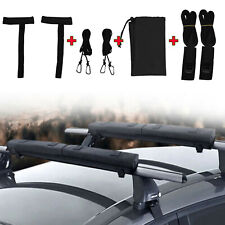 Roof Rack Crossbar Soft Pads With Tie Down Straps For Kayaksupcanoesurf
